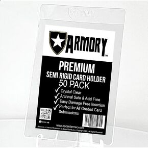 حامل بطاقات شبه صلب من ARMORY ، كم بطاقة شبه صلبة ، منخفض التكلفة لتقديم بطاقة التداول للتصنيف | in Kuwait