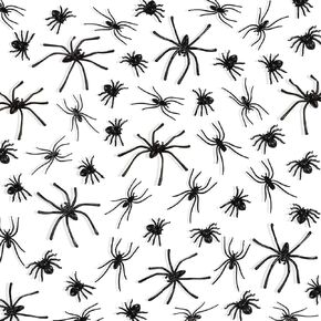 BAINFE 3 Sizes 150 Pieces Plastic Spiders Halloween Realistic Small Spiders Fake Tiny Spider for Halloween Party Decorations in Saudi Arabia