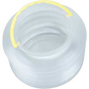 Zerodis Paint Brush Washer Cleaner, Collapsible Artist Brush Cleaning Bucket Watercolor Paint Brush Water Barrel for Acrylic Oil Watercolor Painting(L)