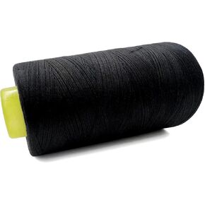 Tortoise 2,500 Yards All Purpose Nature Cotton Sewing Thread 50WT for Quilting Serger Color Black
