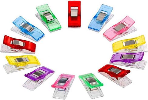 Pack of 120 Quilting Clips for Sewing Binding Quilting Crafting (Assorted Color) in Kuwait