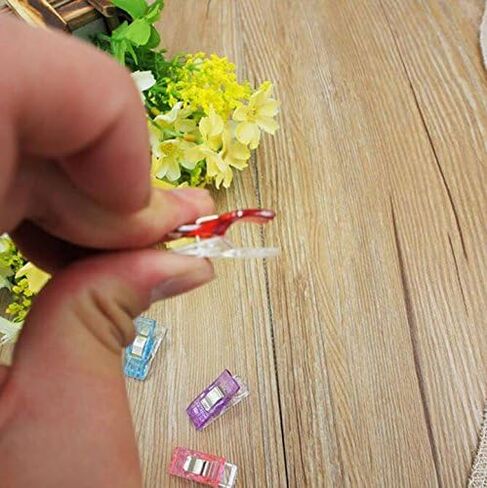 Pack of 120 Quilting Clips for Sewing Binding Quilting Crafting (Assorted Color) in Kuwait