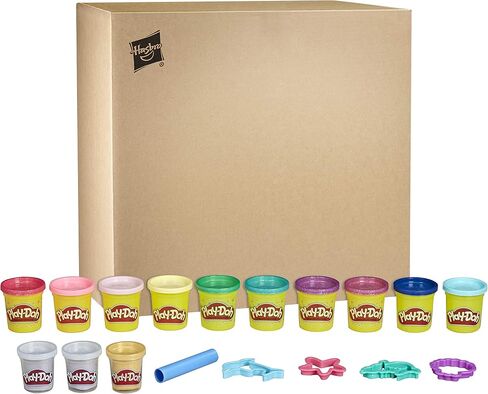 Play-Doh Unicorn Theme 13-Pack of Non-Toxic Modeling Compound Including Sparkle and Metallic Colors Plus 6 Tools (Amazon Exclusive) in Kuwait