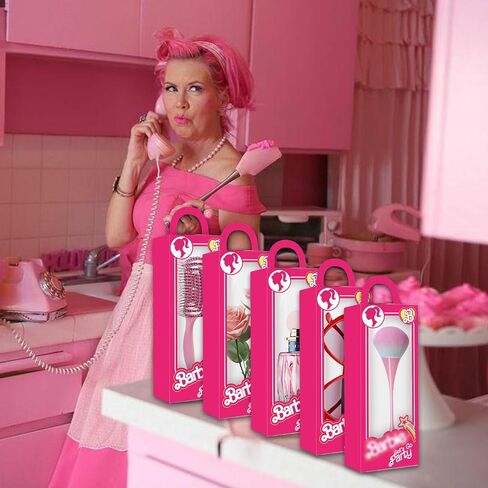 HYOUNINGF 16Pack Barbies Party Favor Boxes Barbies Gift Box Goodie Bags for Girls Birthday Barbies Photo Booth Candy Treat Boxes for Pink Birthday Barbies Party Decorations Supplies in Kuwait