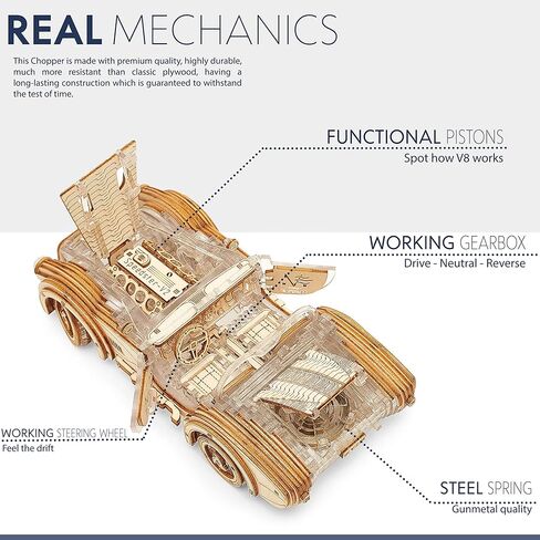 Speedster-V2 Veter نماذج خشبية ثلاثية الأبعاد لغز للبالغين لتقوم بها بنفسك البلاستيك الجذعية اللعب هواية هدية النمذجة عدة الألغاز الميكانيكية in Kuwait