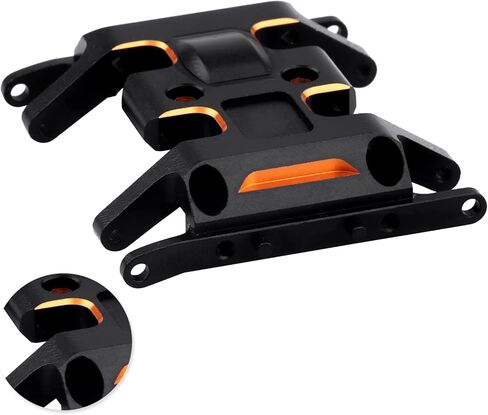 Aluminum Gearbox Mount Transmission Skid Plate for Axial SCX24 AXI90081 Upgrades Parts 1/24 RC Crawler Car in Kuwait