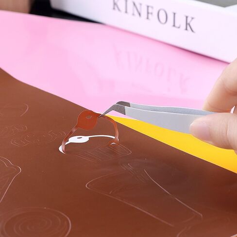 طقم أدوات لف من الفينيل الحرفية 6 قطع من أدوات فينيل حرفية دقيقة من الفولاذ المقاوم للصدأ مجموعة ملاقط وأعشاب من زيلارمان in Kuwait