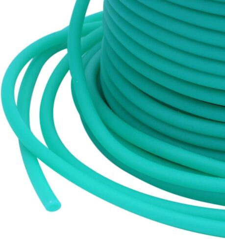 16.4 ياردة أسود مجوف أنابيب مطاطية 4 مم أنبوب PVC سلك أنبوب مطاط مع فتحة 2 مم DIY بها بنفسك الحرفية الديكور قلادة سوار صنع المجوهرات in Kuwait