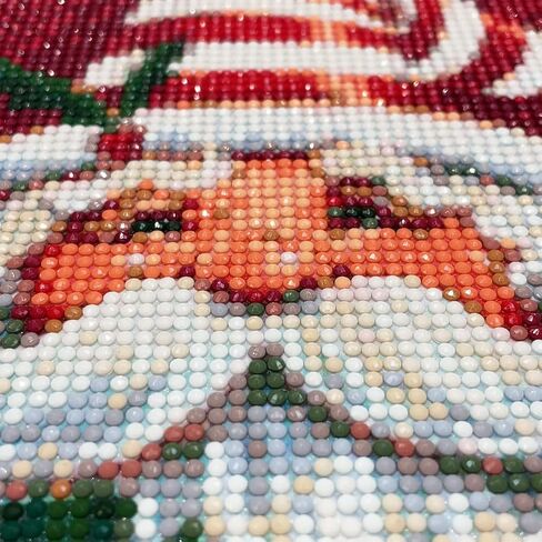 MXJSUA Christmas Diamond Painting Kits, 5D Christmas Diamond Painting Kits for Adults, DIY Santa Claus Diamond Painting Kit with Diamonds & Tools, Diamond Art Painting Kits for Home Decor 12 x 16 inch in Saudi Arabia