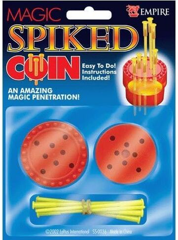 Loftus International Empire Magic Spiked Coin Trick - an Amazing Magic Penetration! by Loftus Novelty Item in Saudi Arabia