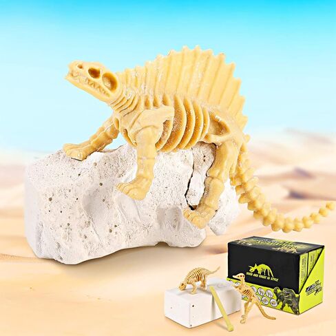 12 Pack: Dinosaur Excavation Kits for Kids, Dino Dig Kits, 3D Dig a Dinosaur Fossil and Figure Sets, Bulk Science Education Toys for Paleontology Archaeology STEM Learning Kids Activity Party Favors in Saudi Arabia