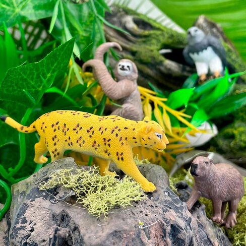 مجموعة توبز - مجموعة حيوانات أمريكا الجنوبية (تتضمن 9 أشكال) - غير سامة وخالية من البيسفينول - للأعمار من 3 سنوات فما فوق in Saudi Arabia
