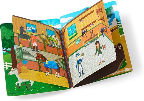 كتاب أنشطة ملصقات منفوشة من ميليسا آند دوغ: Riding Club - 139 ملصق قابل لإعادة الاستخدام in Saudi Arabia