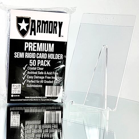 حامل بطاقات شبه صلب من ARMORY ، كم بطاقة شبه صلبة ، منخفض التكلفة لتقديم بطاقة التداول للتصنيف | in Kuwait