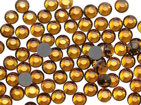 Allstarco SS6 1.8mm Blue Aquamarine Y202 Hotfix Flat Back Crystal Rhinestones DMC Iron On Strass for Nail Art Heat Set Gems Embelishments (10 Gross) - 1440 Pieces in Kuwait