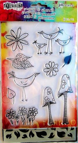 طوابع استنسل وطوابع ديلوشنز - أوراق الحديقة in Kuwait