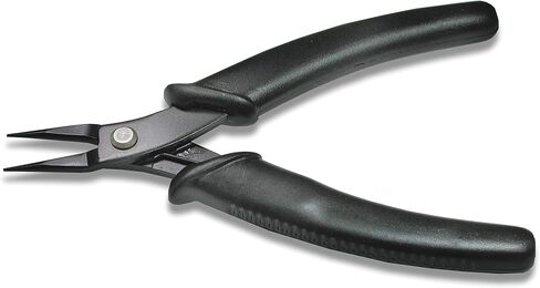 The Beadsmith Hi-Tech Round Nose Pliers, 5.5 inches (140mm) with high Carbon Steel Head, Black Comfort Grip Handle with Spring, Tool for Jewelry Making, Electronics or Micro Mechanics in Saudi Arabia