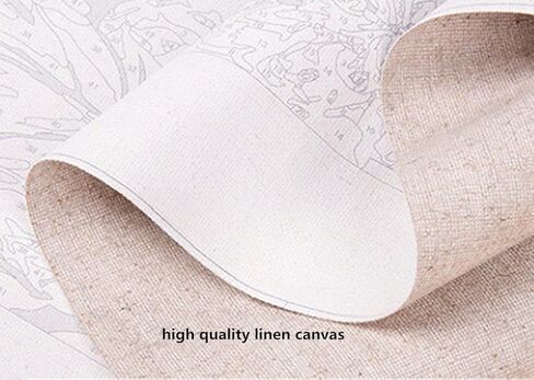 مجموعة طلاء قماشية يمكنك تركيبها بنفسك بالارقام للبالغين والاطفال في اليونان، لوحة بالارقام لتزيين جدران المنزل، غير مثبتة in Kuwait