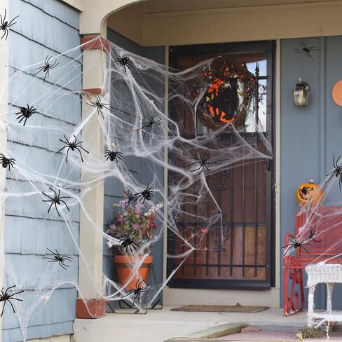 BAINFE 3 Sizes 150 Pieces Plastic Spiders Halloween Realistic Small Spiders Fake Tiny Spider for Halloween Party Decorations in Kuwait