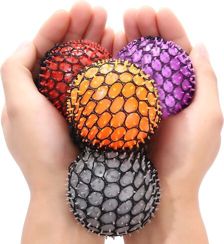 KELZ KIDZ جودة عالية ومتينة متوسطة (2.5 بوصة) شبكة ذات نتوءات مع شبكة مخيطة حصرية! (12 حزمة) in Kuwait