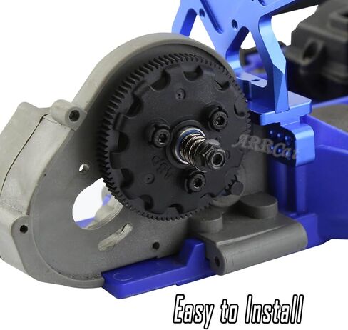 76T 48P Spur Gear with 25T 27T Pinions Gear & Slipper Clutch Upgrades Part for 1/10 Slash Rustler Stampede Bandit 2WD VXL,76T Spur Gear,Navy Blue in Saudi Arabia