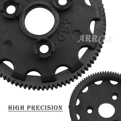 76T 48P Spur Gear with 25T 27T Pinions Gear & Slipper Clutch Upgrades Part for 1/10 Slash Rustler Stampede Bandit 2WD VXL,76T Spur Gear,Navy Blue in Saudi Arabia