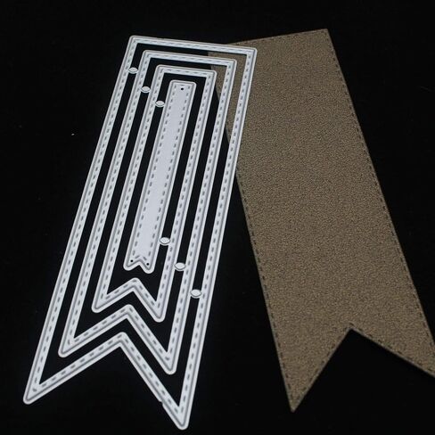 Tag Frame Metal Die Cuts Bookmark Cutting Dies Cut Stencils for DIY Scrapbooking Photo Decorative Embossing Paper Dies for Scrapbooking Card Making Supplies in Saudi Arabia