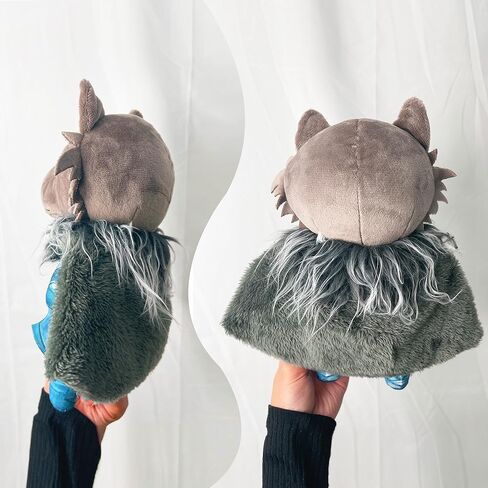 دمية ذئب بليد من ليوكون، دمية ذئب ميرش محشوة من القطيفة، هدية لرجل الذئب 9 انش لعمر 15 سنة فما فوق in Kuwait