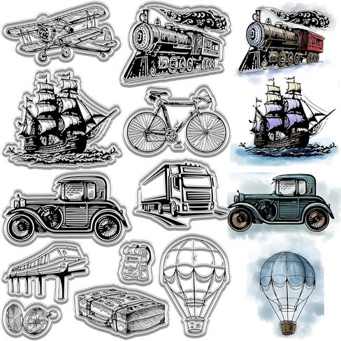 CRASPIRE Book Clear Rubber Stamps Graduation Quill Ink Coffee Vintage Transparent Silicone Stamp Seals for Invitation Journaling Card Making Handmade Photo Album Notebook Decor DIY Scrapbooking in Saudi Arabia