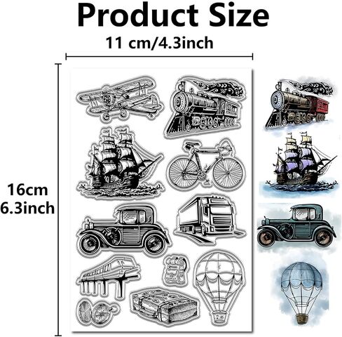 CRASPIRE Book Clear Rubber Stamps Graduation Quill Ink Coffee Vintage Transparent Silicone Stamp Seals for Invitation Journaling Card Making Handmade Photo Album Notebook Decor DIY Scrapbooking in Saudi Arabia