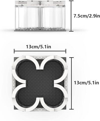 منصة إطلاق لـ Lego NASA Apollo Saturn V 21309 & 92176 مجموعة بناء نموذج علوم الصواريخ للفضاء الخارجي، مكعبات بناء نموذج مشروع إبداعي (53 قطعة) in Kuwait
