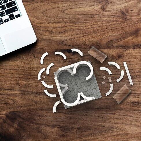 منصة إطلاق لـ Lego NASA Apollo Saturn V 21309 & 92176 مجموعة بناء نموذج علوم الصواريخ للفضاء الخارجي، مكعبات بناء نموذج مشروع إبداعي (53 قطعة) in Kuwait