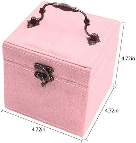 TINTON LIFE 2 Layers Sewing Kits with Vintage Box Sewing Accessories Supplies Kits for Adults Kids Beginner Travel Sewing Basket Metal Handle Blue in Saudi Arabia