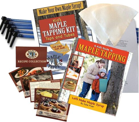 Kids Maple Tree Tapping Kit - Taps & Tubes Kit - Fun and Educational Maple Sugaring Kit in Saudi Arabia