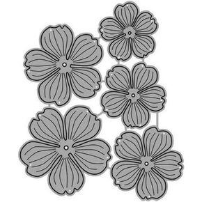 LZBRDY Flower Leaves Wreath Embossing Cutting Dies for Card Making Scrapbooking Birthday Thanksgiving Christmas Valentine's Day Craft Die Cuts Stencil