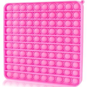 جينوفيجا لعبة عملاقة للاطفال والمراهقين، كبيرة الحجم 100 ضغطة حسية اوستيم لتخفيف التوتر واضطراب فرط الحركة ونقص الانتباه، جوائز لعبة بيناتا ستوفر سكوير بينك in Kuwait