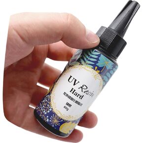 إيبوكسي الأشعة فوق البنفسجية الراتنج واضح الصلب، ONGHSD الأشعة فوق البنفسجية مجوهرات الراتنج الغراء ضوء الشمس الأشعة فوق البنفسجية علاج الراتنج السائل الكريستال DIY / الأطفال الحرفية صنع المجوهرات قالب غير المدرجة (25 جرام / 0.88 أوقية) in Kuwait