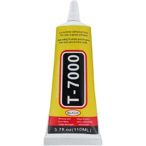 4 عبوات من غراء T7000 متعدد الأغراض لصنع المجوهرات، وحرف أحجار الراين، وغراء T-7000 أسود فائق اللصق (15 مل/0.5 أونصة) in Kuwait