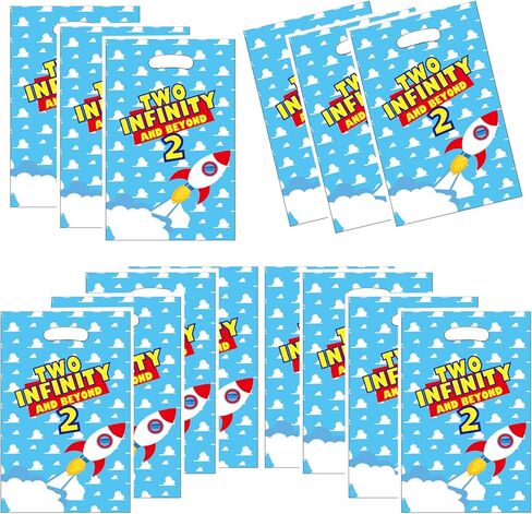 يورونيت 30 عبوة من حقائب هدايا الحفلات اللطيفة من توي ستوري باللون الازرق، حقائب هدايا توي ستوري لوازم الحفلات والحفلات ذات طابع قصة الالعاب، شنط هدايا لتزيين اعياد الميلاد in Kuwait