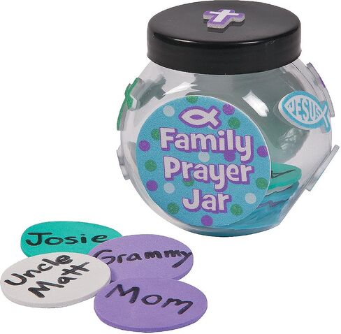 Family Prayer Jar Craft Kit, Makes 12 - VBS, Sunday School Crafts for Kids and Fun Home Activities in Saudi Arabia
