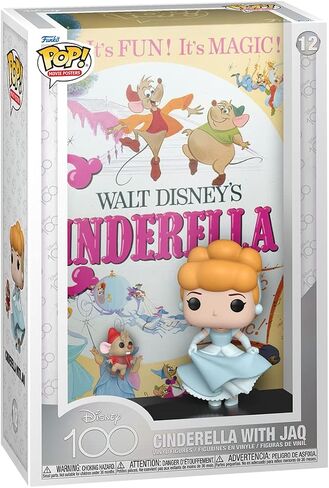 Funko Pop! Movie Poster: Disney 100 - Cinderella, Cinderella with Jaq in Saudi Arabia