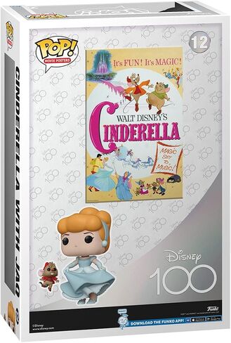 Funko Pop! Movie Poster: Disney 100 - Cinderella, Cinderella with Jaq in Saudi Arabia