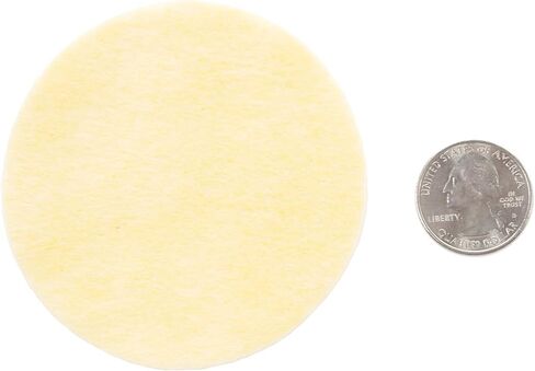 دوائر اللباد الكريمية باللون الأبيض الفاتح من بلايفولي إيفر أفتر (3/4 بوصة - 150 قطعة) in Kuwait