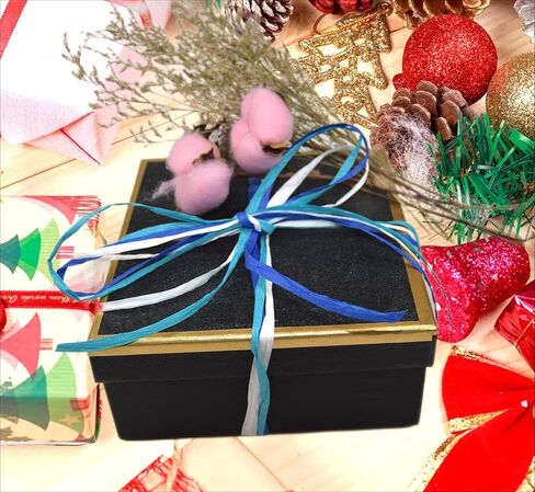 ورق تغليف الهدايا بشريط من J JIAYU Raffia مصنوع من 3 بكرات 200 ياردة لهدايا العطلات، مناسب لعيد الميلاد in Kuwait