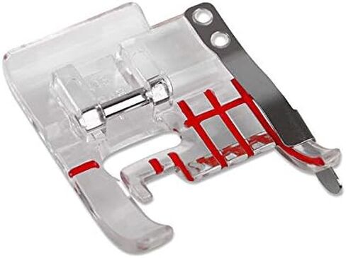 DREAMSTITCH 4130348-45 Snap On Clear Seam Guide Presser Foot for Viking Group D,1,2,3,4,5,6,7 Sewing Machine - 4130348-45 in Saudi Arabia