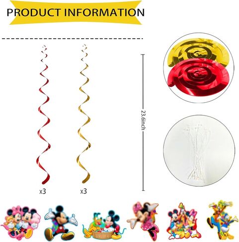 لافتة لوازم الحفلات على شكل فأر كرتوني لمستلزمات تزيين حفلات أعياد الميلاد in Kuwait