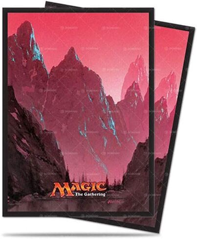 Ultra PRO 86457 Magic: the Gathering "Mana 5" Mountain Standard Deck Protector (80 قيراط) in Saudi Arabia