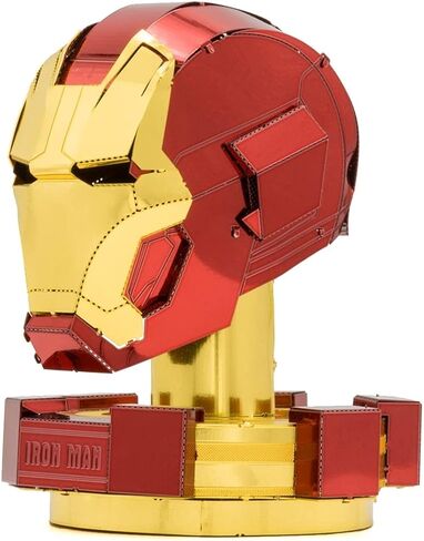 Metal Earth Fascinations Marvel Iron Man Helmet 3D Metal Model Kit Bundle with Tweezers in Saudi Arabia