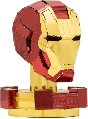 Metal Earth Fascinations Marvel Iron Man Helmet 3D Metal Model Kit Bundle with Tweezers in Saudi Arabia