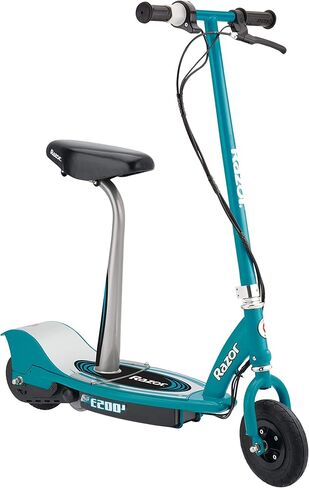 Razor E200S Electric Scooter for Kids Ages 13+ - 8" Pneumatic Tires, 200-Watt Motor, Up to 12 mph and 40 min of Ride Time, for Riders up to 154 lbs in Kuwait